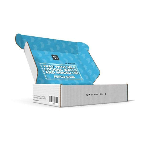 Tray with Hinged Lid, FEFCO 0427