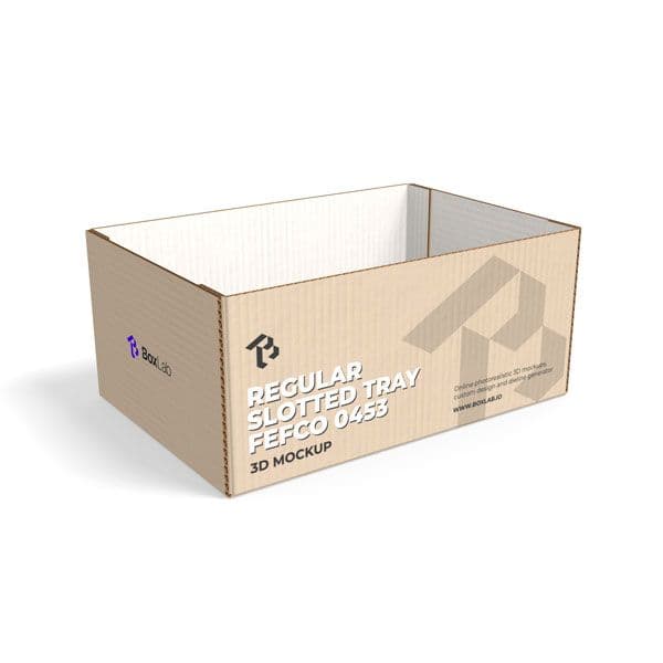 Regular Slotted Tray, FEFCO 0453