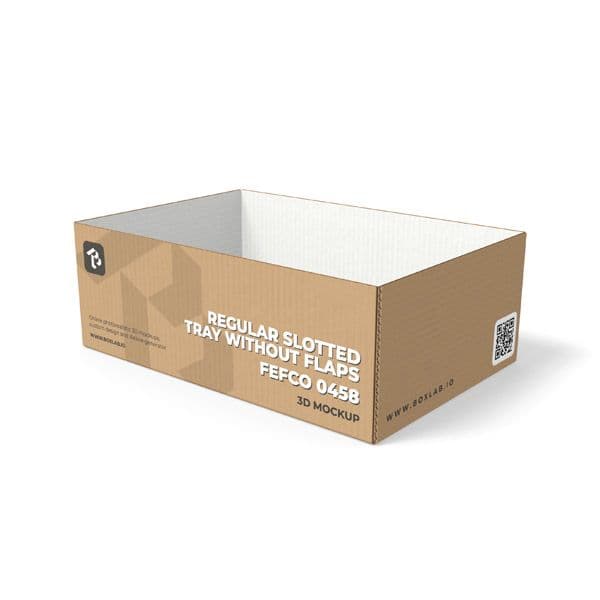 Regular Container without Flaps, FEFCO 0458