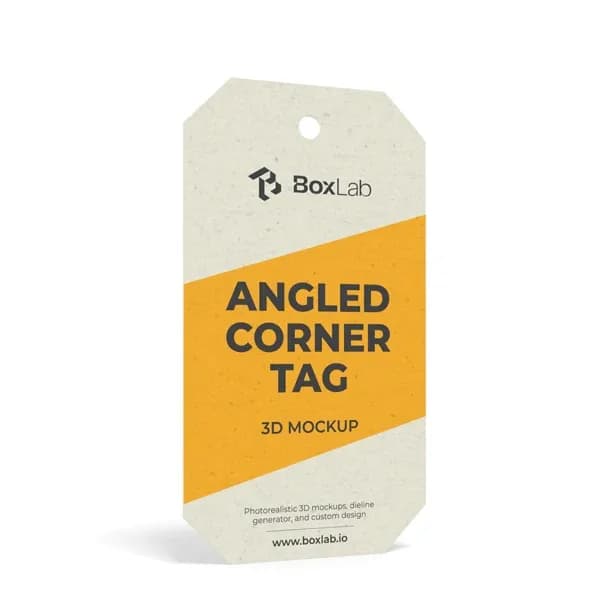 Angled Corner Tag