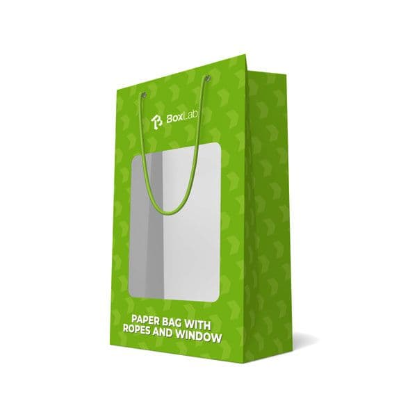Paper Bag with Ropes and Window
