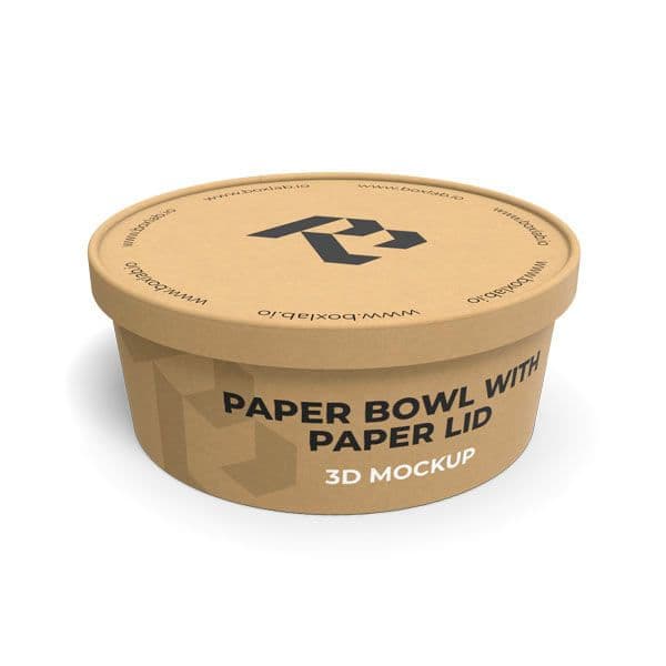 Paper Bowl with Paper Lid